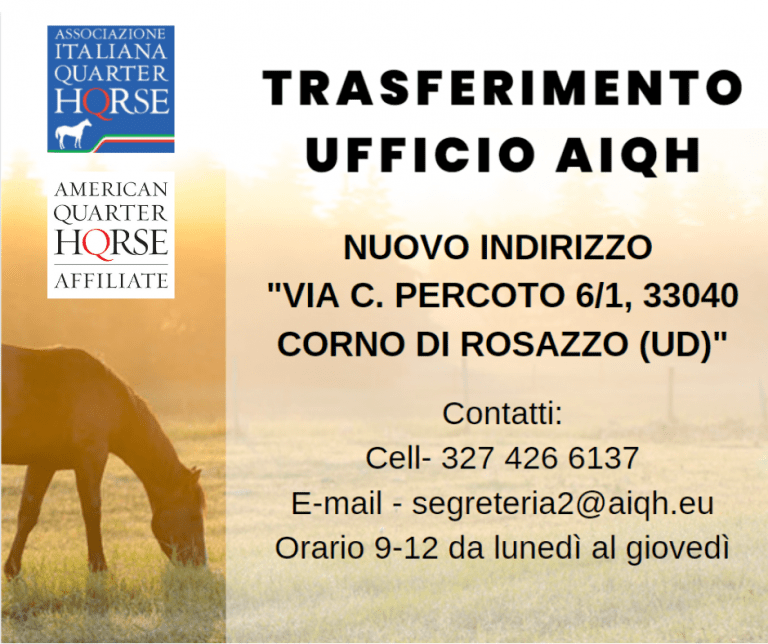 TRASFERIMENTO UFFICIO AIQH