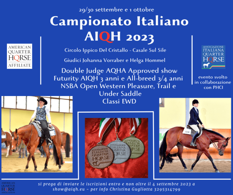CAMPIONATO ITALIANO AIQH 2023