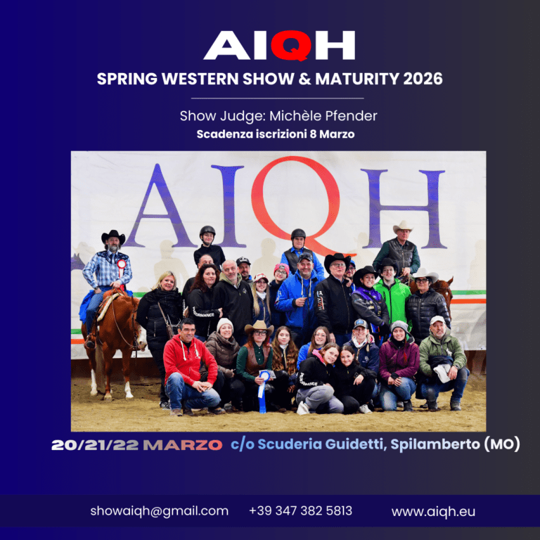 Aiqh Spring Western Show Results